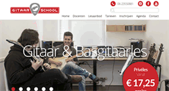 Desktop Screenshot of gitaarschool.nl